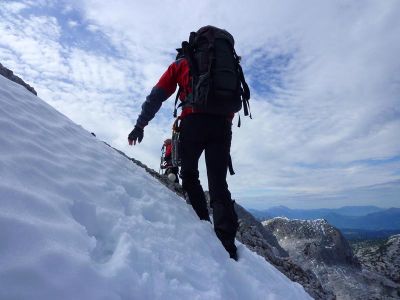 008-Im Felsenmeer beim Aufstieg zum Hohe-Trog-Sattel